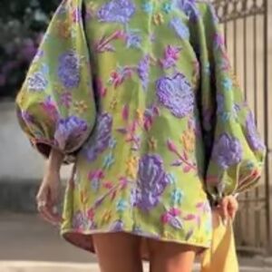 Arianne Elmy Good Luck Dress- Retro Green